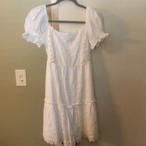 White dress